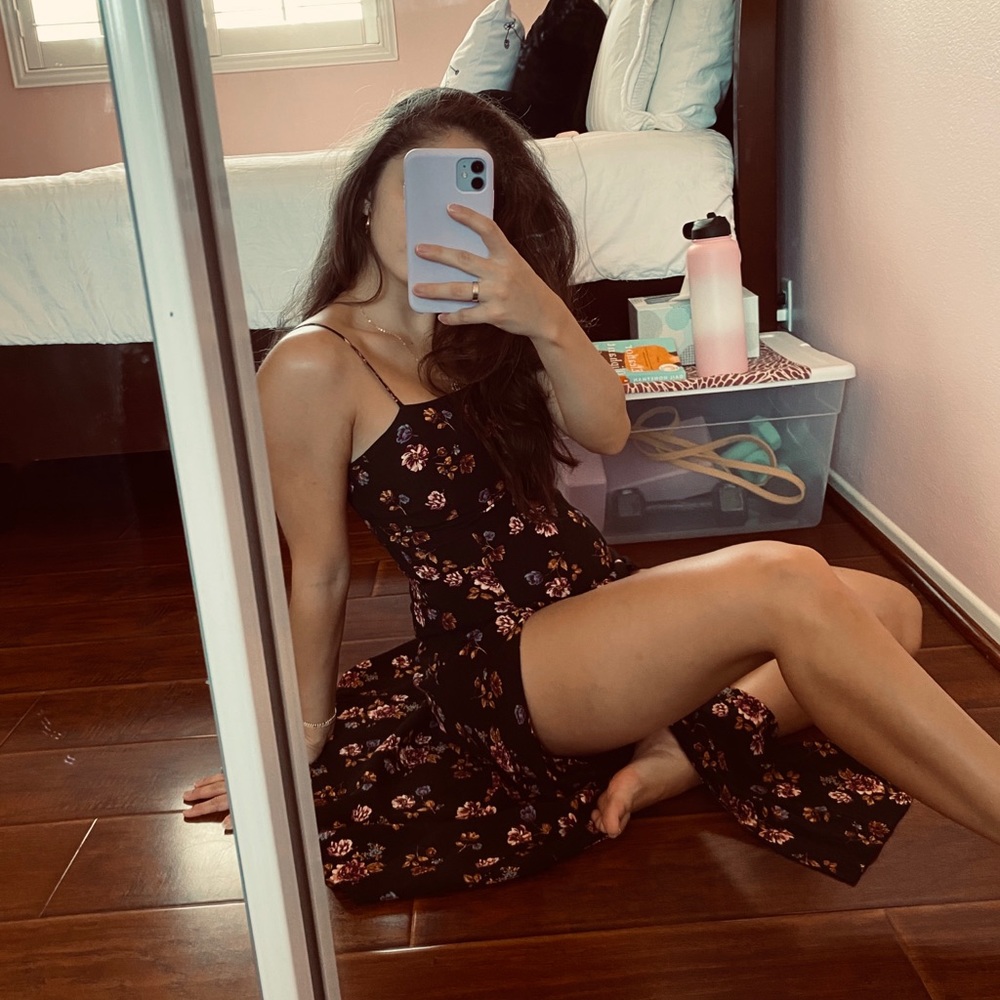 Floral Slit Dress